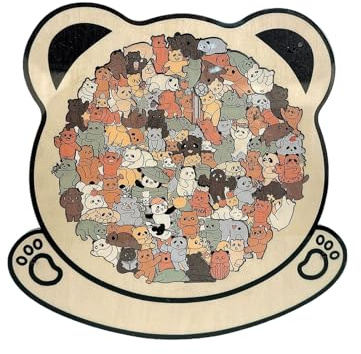Puzzles Assortis pour Chiens – Ensemble de Jouets Assortis encadrés avec Motifs d'animaux, Puzzles colorés pour activités d', garçons, Filles, Adultes, Adolescents, Maternelle, activité