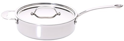 ProWare Stainless Steel Tri-Ply Induction 24cm Saute Pan 2.5 litres