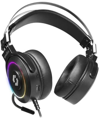 Speedlink ORIOS RGB 7.1 PC Gaming Headset - avec micro flexible, éclairage RGB, noir
