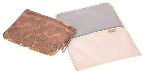 LÄSSIG Baby Windeltasche mit Wickelunterlage für unterwegs/Casual Changing Organizer Tinted Spots