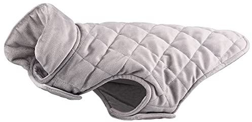 FUNAT Warme Kleidung für Hunde in Samt, Winter Hundemantel, Verdickte Plüschweste für mittlere und kleine Hunde, Wärme und Stylische Hundejacke