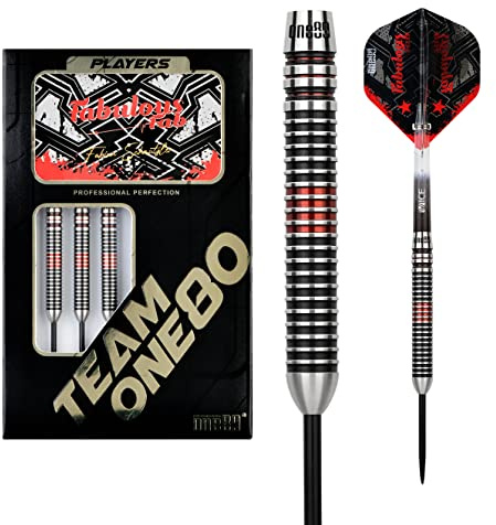 ONE80 Steeldarts/Softdarts Fabian Schmutzler The Fabulous Fab Signature VHD Tungsten Steeltip Dart Steeldart und Softdart Set