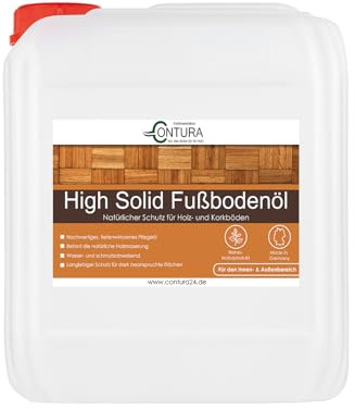 Fußbodenöl Parkettöl Korköl Holzöl Öl für Holz Möbel Parkett Fußboden Holzboden (5 Liter)