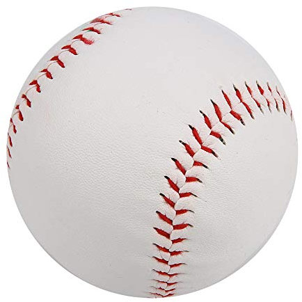 Soft Baseball, Weiß Sicherheit Baseball, Trainings Softball, Weiche Füllung, Übungstraining, PVC Handnäh Softball, für Den Einsatz zu Hause, in der Schule und Im Freien