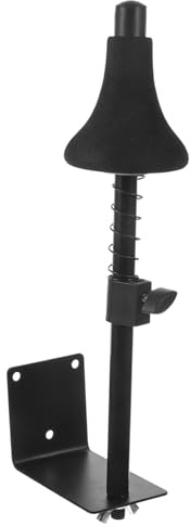 TOYANDONA Trumpet Mount Hanger Wall Mount Holder with Iron and Eva Sponge Construction in Black, Wall-mounted Rack for Wind Instruments, Steady Display for Trumpet Lovers and Interior Decor