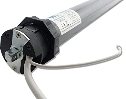 SCHARTEC Funk Rollladenmotor mit elektronischem Endschalter Tube FE 40-60 Rohrmotor 60 mm mit elektrischen Endschaltern Rolladen Motor