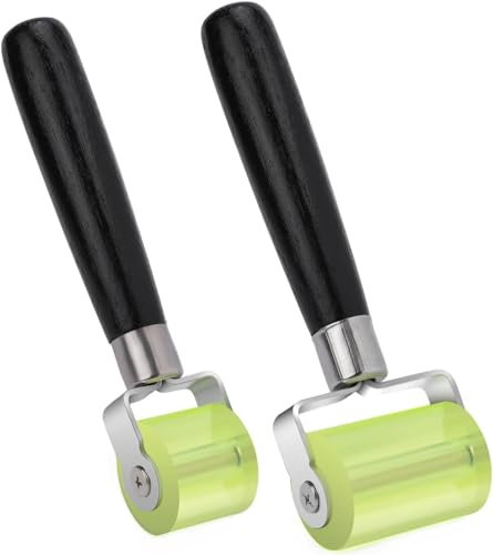 Andrückroller, Handdruck Roller, Silikon Roller, zum Verschweißen von PVC-Planen und für Kantenumleimer,2 Stück