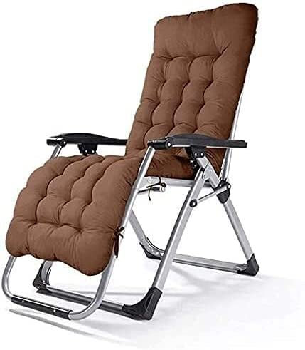 Preferspace Zero Gravity ChairReclining Outdoor-Klappstühle Lounge Chair Relaxsessel für schwere Menschen Liege mit Sonnenliegen für die Sonne im Garten im Freien und Zero Gravity Multifunktionsdeck