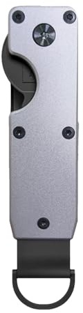 Gungtj Organizador minimalista de llaves, organizador de llaves, llavero plegable, organizador de llaves de metal, soporte para llaves para 5 llaves, organizador de llaveros, uso perfecto para un