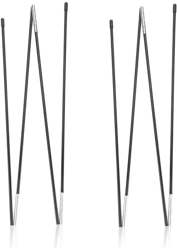 2 Stück Zeltstangen, 2 m Fiberglas-Zeltstangen-Ersatz, Camping-Zeltstangenstangen, Zeltstangen-Unterstützung für Doppelzelte, Wandern, Camping, 70,87 Zoll/Stück