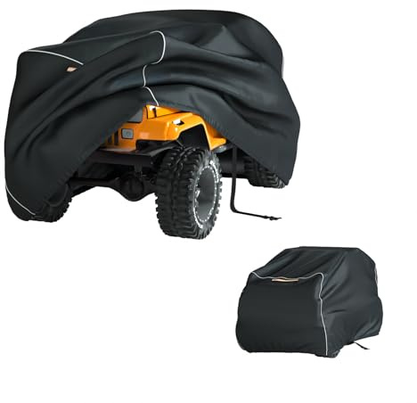 Kids Car Cover, Waterproof Cover for Large Children's Toy Car, 420D Universal Outdoor Car Cover for Power Wheels Jeep and Toddler's Electric Car, All-Weather Protection, With Reflective Webbing