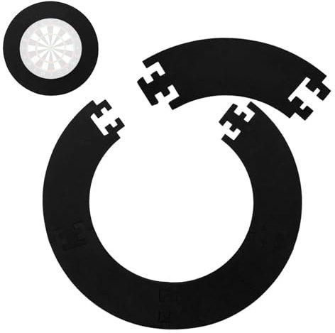 Dartscheibe Schutzring, Ø45 cm Surround Dartscheibe,2,5cm Dick Surround Auffangring Dart Backboard,Eva Dartringschutz,Target Surround,Dartscheiben Umrandung Verhindert Schäden an Wänden & Dartspitzen