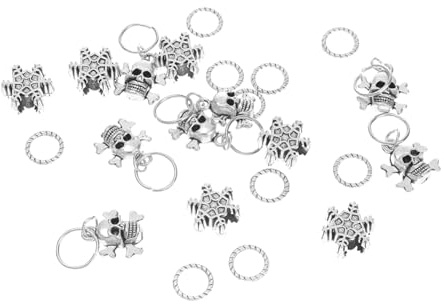 OUNONA 70pcs Metal Hair Cuffs for Braids Dreadlocks Reusable Zinc Alloy Hair Accessories for DIY Hairstyle Wedding Prom Decoration Silver Colour