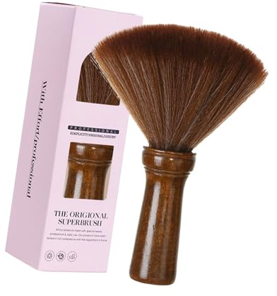 Spazzola in legno naturale multi-superficie: rimozione dei peli randagi delicata sulla pelle e strumento di pulizia dei giradischi