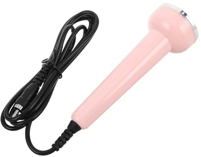 DECOMELODY Sonda Ultrasónica Facial para Masajeador Eléctrico Accesorio Rosa para Ojos y Rostro Dispositivo Portátil para Limpieza Profunda y Cuidado Piel Casa y Viaje