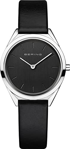 Bering Unisex Quarz Uhr | Armbanduhr 31 mm Edelstahlgehäuse und Zifferblatt | Milanaisearmband | Saphierglas | 3 ATM | 17031