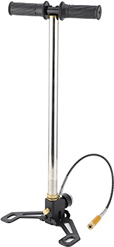 Dreistufige Handluftpumpe PCP 4500 psi, 3 Stage Luftgewehr Lade Stirrup Handpumpe, Steigbügelpumpe für Luftgewehr