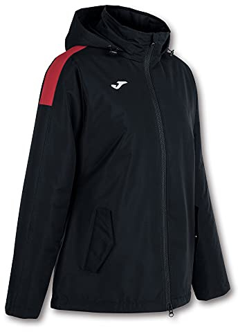 Joma - Anorak trivor, Talla M, Color Negro Rojo