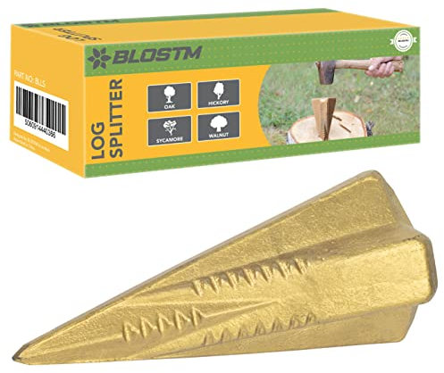 BLOSTM Manueller Holzspalter – 1,8 kg hitzebehandeltes Holzgranaten, gesenkgeschmiedet und strapazierfähig