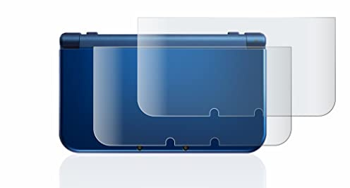 BROTECT Full-Cover Schutzfolie Matt für Nintendo New 3DS XL (Gehäuse) (2 Stück) - Full-Screen Displayschutz-Folie, 3D Curved, Anti-Reflexion