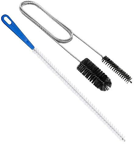 XINYIN Reinigungsbürste Nylonrohre Doppelende Bürste Schlauch mit Feder Entriegeler flexibler Drainage für Werkzeuge Entriegelung Drain 9 35 mm Durchmesser
