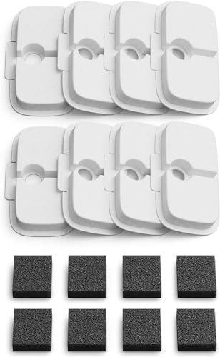 16 pièces Filtre Fontaine Eau Chat, filtres de Fontaine pour Chats, avec éponges de préfiltration, compatibles avec Petlibro 2,5 litres Dockstream Fontaine pour Chats