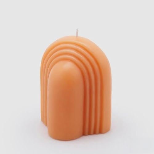 EDG Enzo De Gasperi Kerze Archi H 12 Lachs Orange