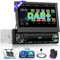 Ohradio DAB/DAB+ Autoradio 1 DIN con Schermo Telescopico, 7 Pollici Touchscreen Stereo Auto con Wireless Carplay&Android Auto, Radio FM, Bluetooth, SWC 2USB & Type-C, Retrocamera+MIC