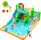 FBSPORT Inflatable Bouncy Castle with Blower, Dry/Water Slide Water Park for Kids Outdoor Indoor Garden, Water Bouncy Castle with Spray Climbing Wall Trampoline Basketball Hoop, 425 x 355 x 215 cm