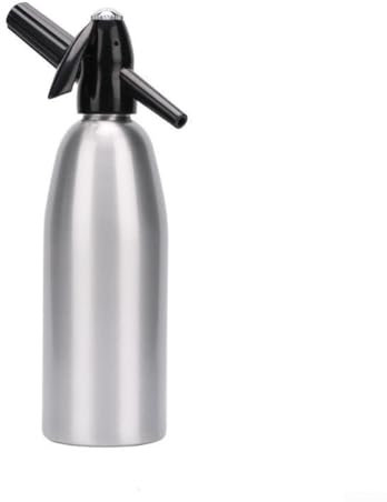 Para máquina de agua de soda, máquina de agua carbonatada, máquina de agua con gas, estación de bebidas casera, fabricante de agua con gas hecho en casa (plata)