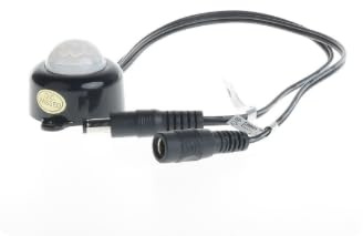 3 confezioni di interruttore rilevatore di movimento PIR: mini interruttore sensore di occupazione dimmerabile con spina DC e presa, interruttore sensore di movimento PIR per illuminazione a LED fai