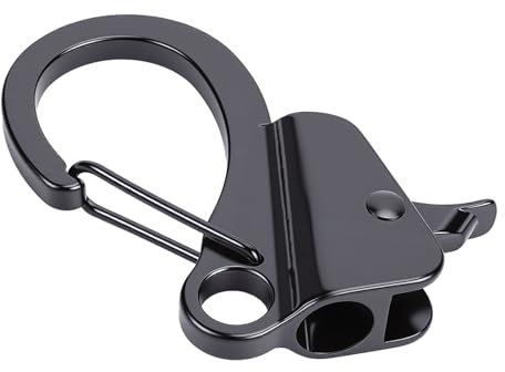 YWBL-WH Gancio Scorrevole per Corda per Barche, di Ancoraggio in Acciaio Inossidabile di Grado Marino 304 con Design Antiscivolo, per Corde da 3/8 a 5/8 di Pollice Kayak Barche a