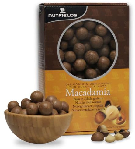 Nutfields Macadamia in Schale | geröstet | Nachfüllpack | 1 kg