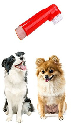 V-VAPE Pet Dog Puppy Cat Kitten Soft Finger Tooth Brush Dental Care