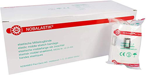 NOBALASTIK® Krankenhaus-Stretchbandage für Kompression und Fixierung, Größe 6 cm x 5 m (1)