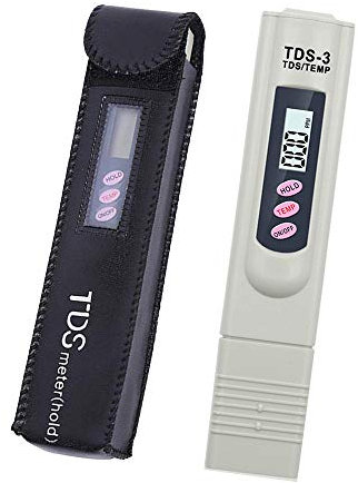 Bestgle Digitales TDS Messgerät Temperatur PPM Tester Wasserqualität Testwerkzeug für Trinkwasser Aquarien Pool
