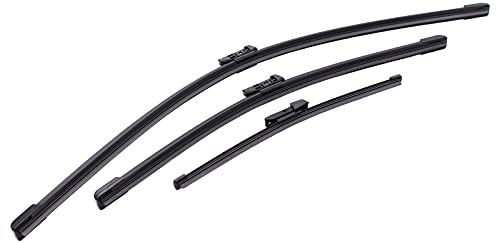 Doo Engy Scheibenwischer Vorne und Hinten Wischerblatt Flachbalkenwischer Komplett Set für V-W Golf 7 VII Variant