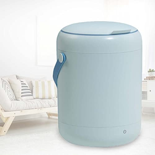 PanHuiWen Mini Lave Linge Pas Cher Machine A Laver Portable Essoreuse 2.8L Petite Machine à Laver Beauté avec Fonction BactéRiostatique LumièRe Bleue,Blue