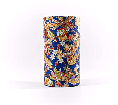 MIO Chazutsu Teedose 450 ml Ø 6,8 cm japanisch Blau