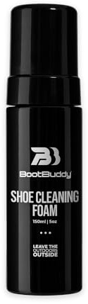 BootBuddy Shoe Cleaner Foam - Shoe Cleaning Foam For Leather, Canvas, Suede, Sneakers & Trainers (150ml) | Instantly cleans and lifts dirt, stains & grime from trainers, football boots and outdoor footwear.