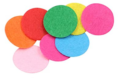 OFFSCH 100St basteln basteltisch runde Filzkreise Schranktürstoßstange Haarschmuck Zubehör für Filzpads Material für DIY-Stoffe runden künstliche Dichtung schmücken Filzunterlage
