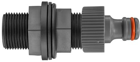3/4 Water Butt/rain Barrel/Storage Tank Adaptor + Universal Garden Hose Connector (3/4 bsp)