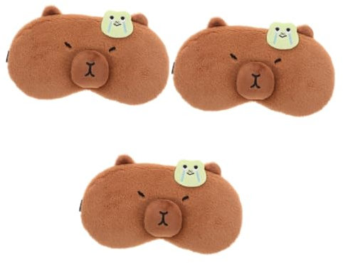 Healvian 3stücke Kawaii Kühlende Schlafmaske Cartoon Augenmaske Mit Wärme Und Kühleffekt Für Männer Und Frauen Zum Entspannen Reisen Und Nickerchen Lichtblockierung