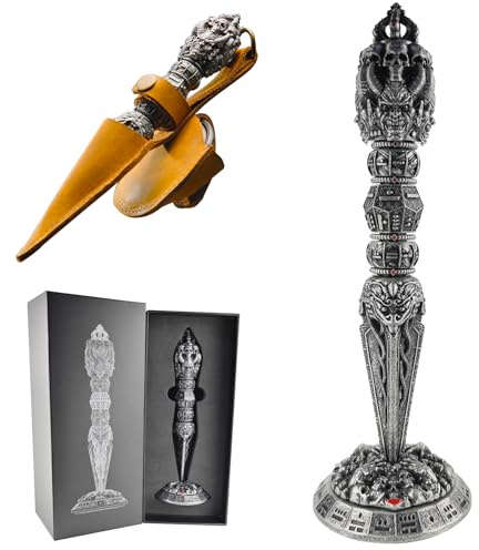 Black Wand Dice 7-i-1 magisk tärningsspinner från unik tärning med läderväska unik disign tärningsrulle mörk demon för tärningar DND fängelsehålor och drakar bägare (svart med lädermantel)