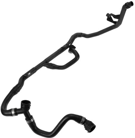 TUCKBOLD 4-Way Hose Water Hose Assembly for BMW 128i 323i 325i 328i 330i No.17127548224 Engine Expansion Tank Thermostat Oil Cooler Heater Hose Black 1 Pcs