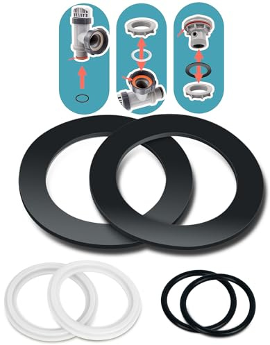 GGTE 25076RP Junta de válvula de émbolo de piscina para sellos de válvula de émbolo intex 10747 (1 paquete)