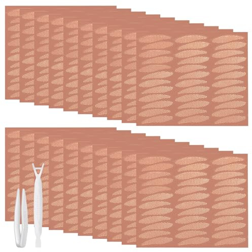 720 PCS Schlupflider Tapes Augenlid Stripes Unsichtbar Kommt mit 2 Werkzeugen Geeignet für Schlupflider Eyelid Tape Unsichtbare Doppellidstreifen Hautfreundlich Wonderstripes Schlupflider