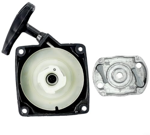 Zilimontt 2 Stück Seilzugstarter Klaue für Benzin-Rasentrimmer & Multi-Werkzeuge für Freischneider Rasentrimmer Teile Ersatzteile Gartengeräte für 52CC 49CC Rasenmäher Trimmer 66 mm