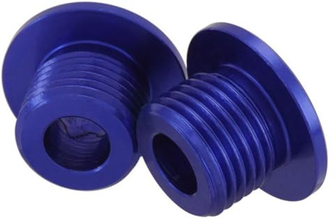 Huudngeje 2PCS CNC Bolts Screw Front Wheel Screw for Sur-Ron X/S Off Electric Motorcycle Bike Blue