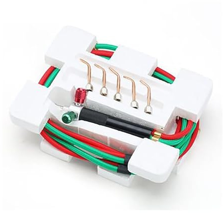Kit de petite torche, outils for bijoux, équipement, machine à souder for, chalumeau au propane, outil fabrication, 1 ensemble avec 5 embouts pour le bricolage